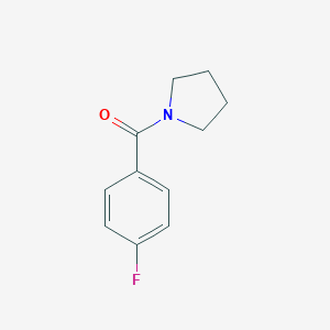 molecular formula C11H12FNO B180931 1-(4-Fluorobenzoyl)pyrrolidine CAS No. 349644-07-1