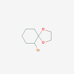 molecular formula C8H13BrO2 B180935 6-Bromo-1,4-dioxaspiro[4.5]decane CAS No. 1728-15-0
