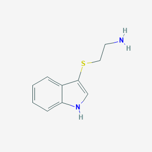 molecular formula C10H12N2S B180943 2-(1H-吲哚-3-基硫代)-乙胺 CAS No. 61021-52-1