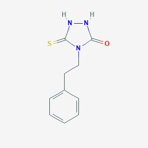 molecular formula C10H11N3OS B180950 5-mercapto-4-(2-phenylethyl)-4H-1,2,4-triazol-3-ol CAS No. 110062-45-8