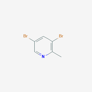 molecular formula C6H5Br2N B180954 3,5-二溴-2-甲基吡啶 CAS No. 38749-87-0