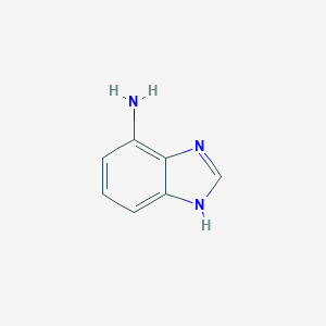 molecular formula C7H7N3 B180973 1H-苯并咪唑-4-胺 CAS No. 4331-29-7