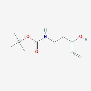 molecular formula C10H19NO3 B180976 叔丁基 3-羟基戊-4-烯基氨基甲酸酯 CAS No. 108998-71-6