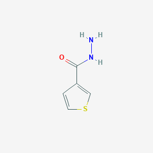 molecular formula C5H6N2OS B180984 Thiophene-3-carbohydrazide CAS No. 39001-23-5
