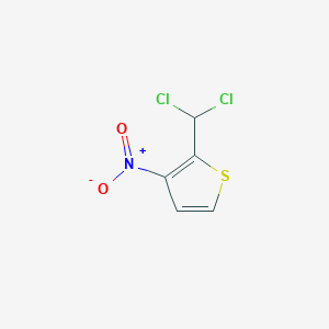 molecular formula C5H3Cl2NO2S B180989 2-(Dichloromethyl)-3-nitrothiophene CAS No. 175731-00-7