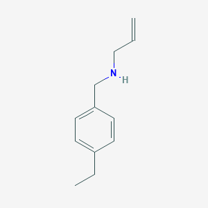 molecular formula C12H17N B180998 N-[(4-ethylphenyl)methyl]prop-2-en-1-amine CAS No. 893570-33-7
