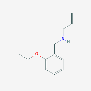 molecular formula C12H17NO B180999 N-[(2-ethoxyphenyl)methyl]prop-2-en-1-amine CAS No. 893569-92-1