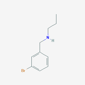 molecular formula C10H14BrN B181003 Benzenemethanamine, 3-bromo-N-propyl- CAS No. 90389-92-7