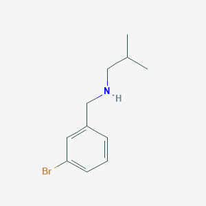 molecular formula C11H16BrN B181006 N-(3-bromobenzyl)-N-isobutylamine CAS No. 869949-43-9