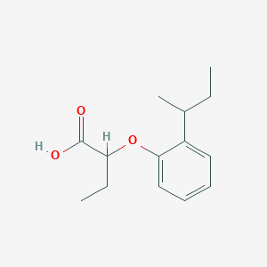 B181012 2-[2-(Sec-butyl)phenoxy]butanoic acid CAS No. 915921-89-0