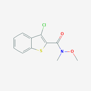 B181016 3-chloro-N-methoxy-N-methyl-1-benzothiophene-2-carboxamide CAS No. 819073-49-9