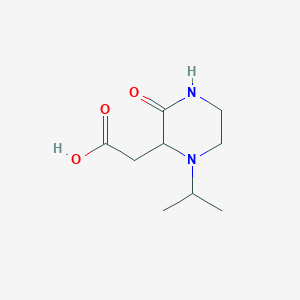 molecular formula C9H16N2O3 B181018 (1-异丙基-3-氧代-2-哌嗪基)乙酸 CAS No. 1024618-84-5
