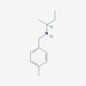molecular formula C12H19N B181022 N-(4-甲基苄基)丁-2-胺 CAS No. 869942-01-8