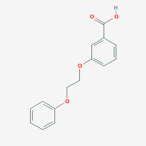 molecular formula C15H14O4 B181024 3-(2-苯氧基乙氧基)苯甲酸 CAS No. 116495-73-9