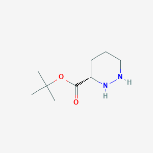 B181027 tert-butyl (3S)-hexahydropyridazine-3-carboxylate CAS No. 104069-74-1