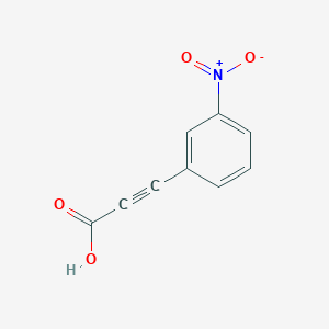 molecular formula C9H5NO4 B181039 3-(3-ニトロフェニル)プロプ-2-イン酸 CAS No. 4996-15-0