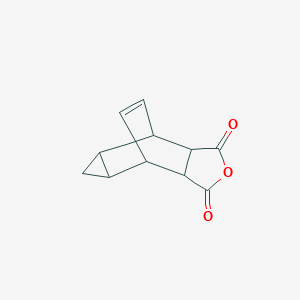 molecular formula C11H10O3 B181043 4,4A,5,5a,6,6a-hexahydro-1H-4,6-ethenocyclopropa[f]isobenzofuran-1,3(3aH)-dione CAS No. 24447-28-7