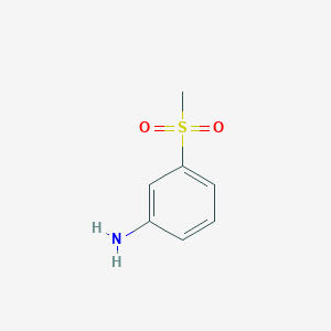 molecular formula C7H9NO2S B181093 3-(Methylsulfonyl)aniline CAS No. 35216-39-8