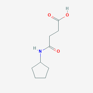 molecular formula C9H15NO3 B181128 4-(环戊基氨基)-4-氧代丁酸 CAS No. 541537-57-9