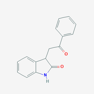 B181137 3-(2-Oxo-2-phenylethyl)indolin-2-one CAS No. 842-27-3