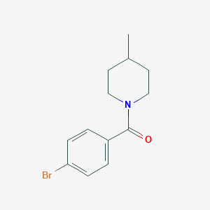 molecular formula C13H16BrNO B181151 1-(4-Bromobenzoyl)-4-methylpiperidine CAS No. 329713-82-8