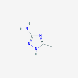 molecular formula C3H6N4 B181155 5-甲基-4H-1,2,4-三唑-3-胺 CAS No. 4923-01-7