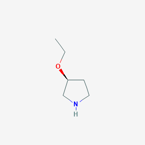 molecular formula C6H13NO B181157 (S)-3-乙氧基吡咯烷 CAS No. 143943-75-3