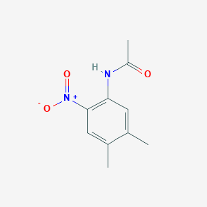 molecular formula C10H12N2O3 B181159 N-(4,5-Dimethyl-2-nitrophenyl)acetamide CAS No. 6970-77-0