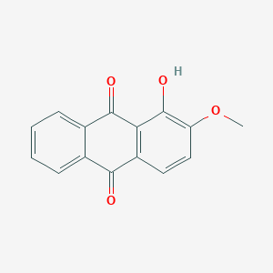 molecular formula C15H10O4 B181168 1-羟基-2-甲氧基蒽醌 CAS No. 6003-11-8