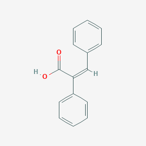 molecular formula C15H12O2 B181175 (Z)-α-苯基肉桂酸 CAS No. 91-47-4