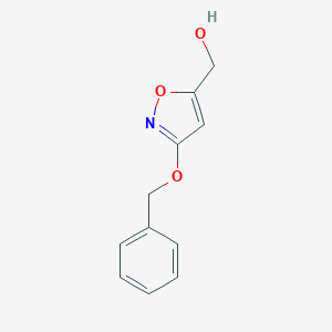 molecular formula C11H11NO3 B181176 (3-(苄氧基)异恶唑-5-基)甲醇 CAS No. 123320-44-5