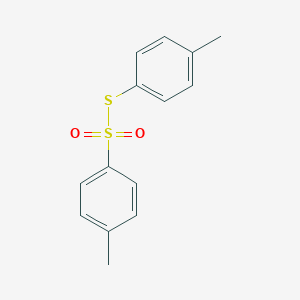 molecular formula C14H14O2S2 B181182 p-Tolyl p-toluenethiosulfonate CAS No. 2943-42-2