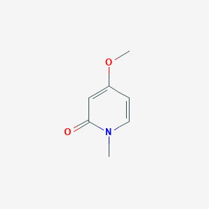 molecular formula C7H9NO2 B181220 4-甲氧基-1-甲基吡啶-2(1H)-酮 CAS No. 41759-19-7