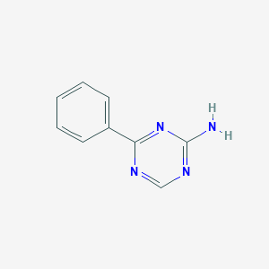 molecular formula C9H8N4 B181221 4-苯基-1,3,5-三嗪-2-胺 CAS No. 1853-95-8
