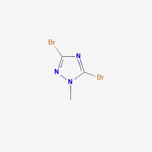 molecular formula C3H3Br2N3 B181227 3,5-dibromo-1-methyl-1H-1,2,4-triazole CAS No. 23579-79-5