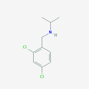 molecular formula C10H13Cl2N B181233 2,4-二氯-N-异丙基苄胺 CAS No. 46190-62-9