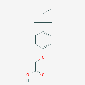 molecular formula C13H18O3 B181238 2-[4-(叔戊基)苯氧基]乙酸 CAS No. 101267-73-6