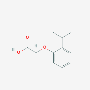 B181239 2-[2-(Sec-butyl)phenoxy]propanoic acid CAS No. 887029-70-1
