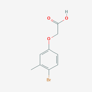 molecular formula C9H9BrO3 B181241 2-(4-溴-3-甲基苯氧)乙酸 CAS No. 90971-89-4