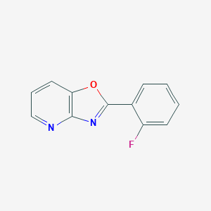 B181244 2-(2-Fluorophenyl)oxazolo[4,5-b]pyridine CAS No. 52333-49-0