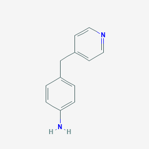 molecular formula C12H12N2 B181252 4-(4-Pyridylmethyl)aniline CAS No. 27692-74-6