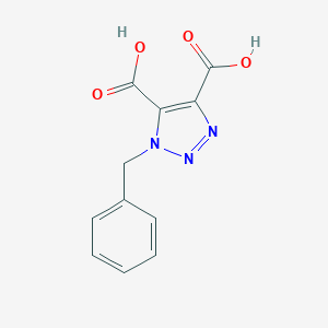 molecular formula C11H9N3O4 B181253 1-苄基-1,2,3-三唑-4,5-二羧酸 CAS No. 73953-89-6