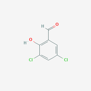 molecular formula C7H4Cl2O2 B181256 3,5-二氯水杨醛 CAS No. 90-60-8