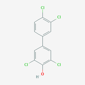 B181263 3,3',4',5-Tetrachlorobiphenyl-4-OL CAS No. 111810-41-4