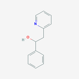 molecular formula C13H13NO B181316 alpha-Phenylpyridine-2-ethanol CAS No. 2294-74-8