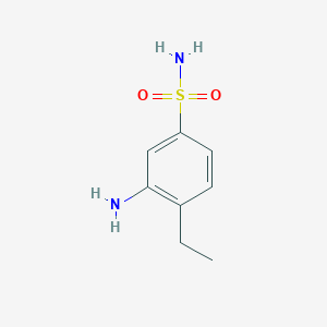 molecular formula C8H12N2O2S B181317 3-氨基-4-乙基苯磺酰胺 CAS No. 37559-29-8