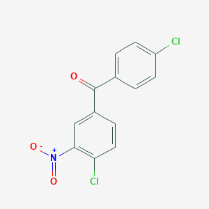 molecular formula C13H7Cl2NO3 B181320 4,4'-二氯-3-硝基苯甲酮 CAS No. 31431-17-1