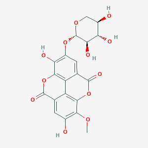 molecular formula C20H16O12 B181341 杜仲次酸A CAS No. 176665-78-4