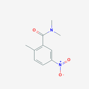 molecular formula C10H12N2O3 B181351 Benzamide, N,N,2-trimethyl-5-nitro- CAS No. 130370-02-4
