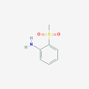 molecular formula C7H9NO2S B181356 2-(Methylsulfonyl)aniline CAS No. 2987-49-7
